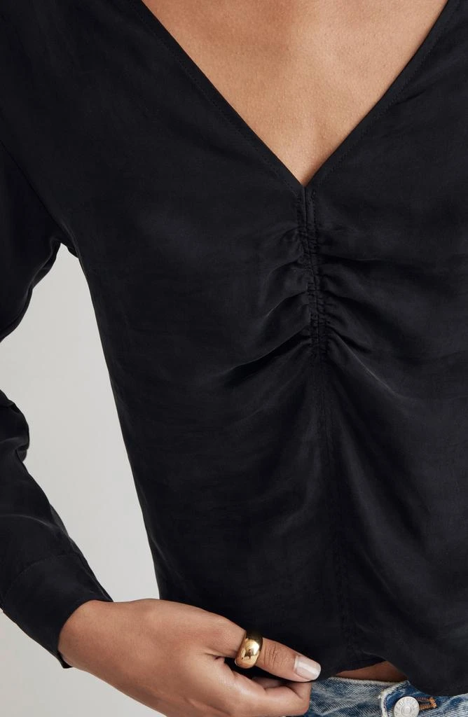 Madewell Brushed Ruched Top 6