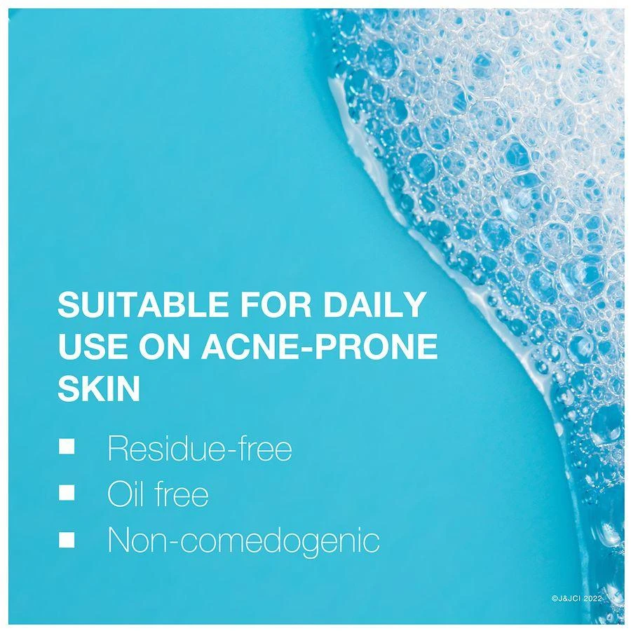 Neutrogena Oil-Free Acne Fighting Facial Cleanser, 2% Salicylic Acid 10
