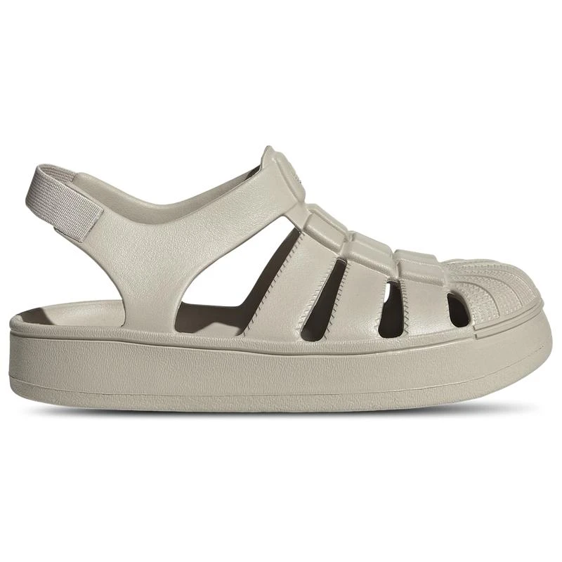 adidas gazelle silver green womens adidas Kids' Superstar Sandals Kids main image 1