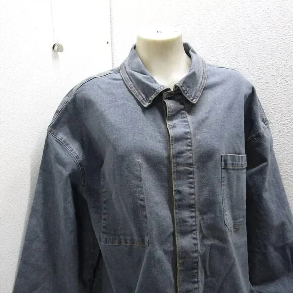 Unison Clothing Unison Clothing - Women
s Oversized Denim Shirt Jacket 4