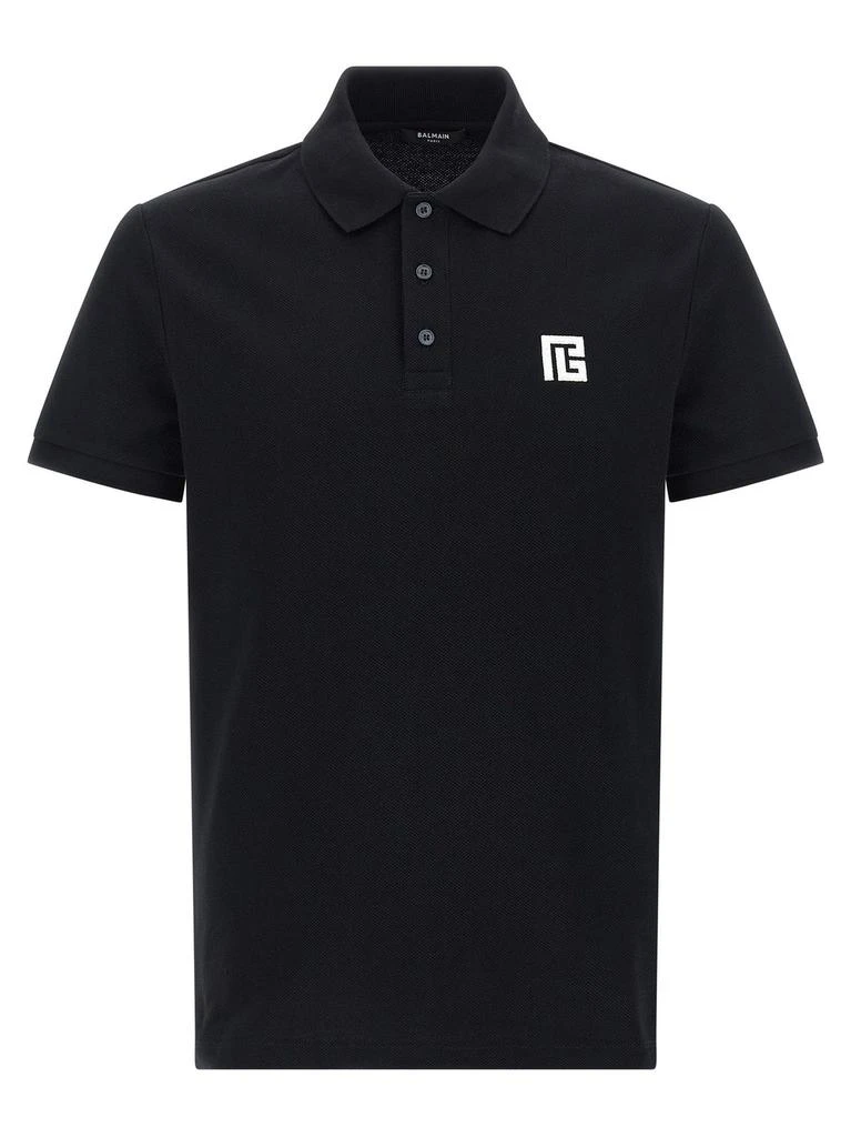 Balmain Balmain Embroidered Polo Shirt from Cettire