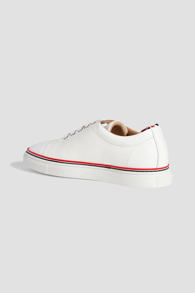 Thom Browne Smooth and pebbled-leather sneakers 3