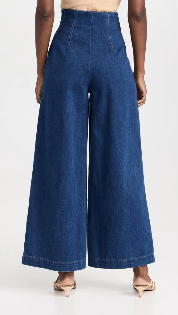 ROSETTA GETTY High Rise Wide Leg Jeans 2