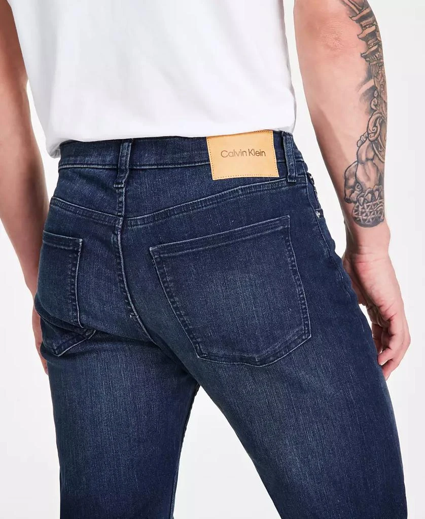 Calvin Klein Men's Standard Straight-Fit Stretch Jeans 3