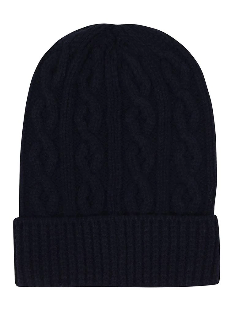 Kenzo Kenzo Logo-Patch Cable-Knitted Beanie 2