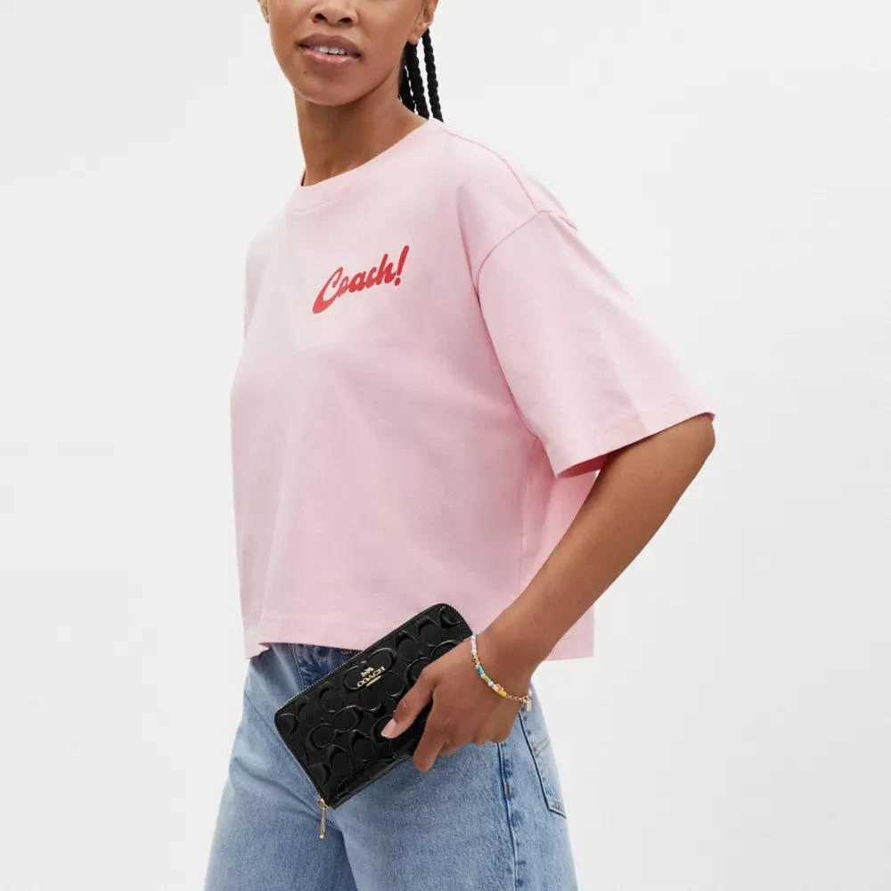 Coach Long Zip Around Wallet In Signature Leather 6