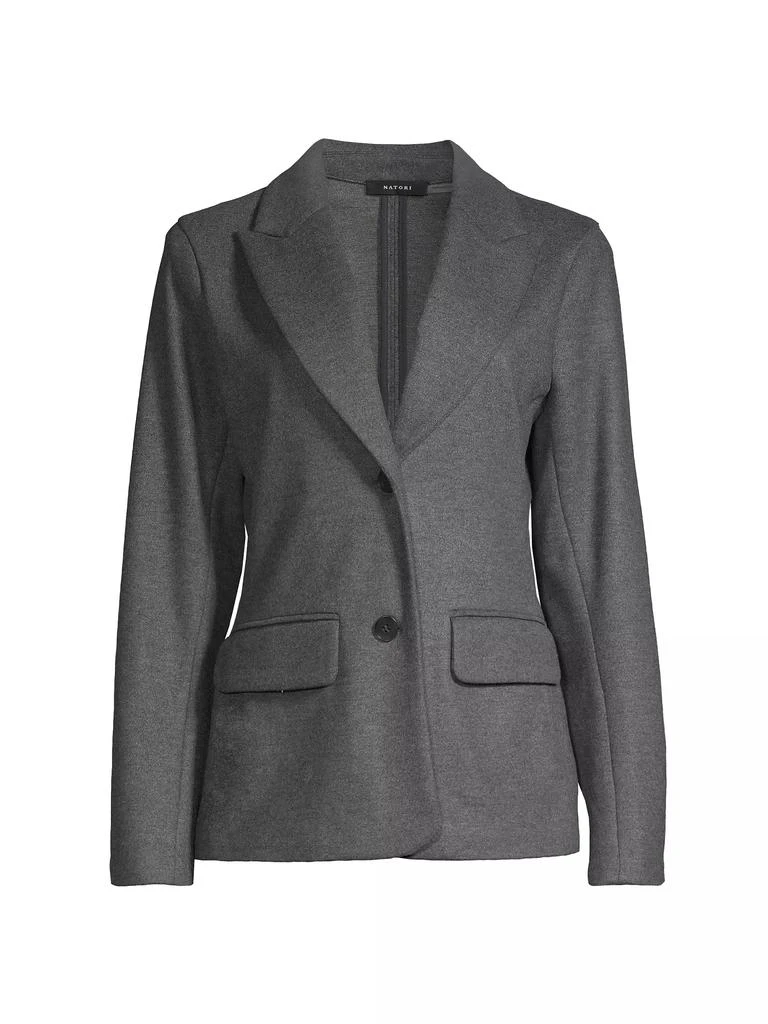 Natori Jersey Tailored Knit Blazer 1