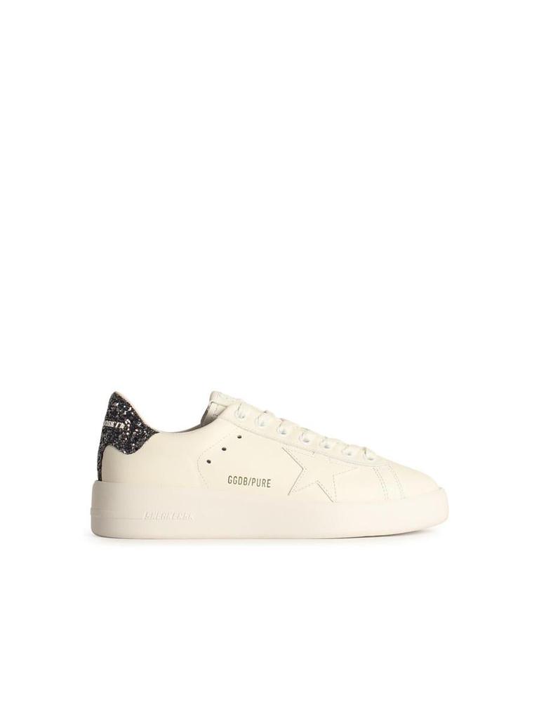 Golden Goose Golden Goose 'Pure Star' White Leather Sneakers