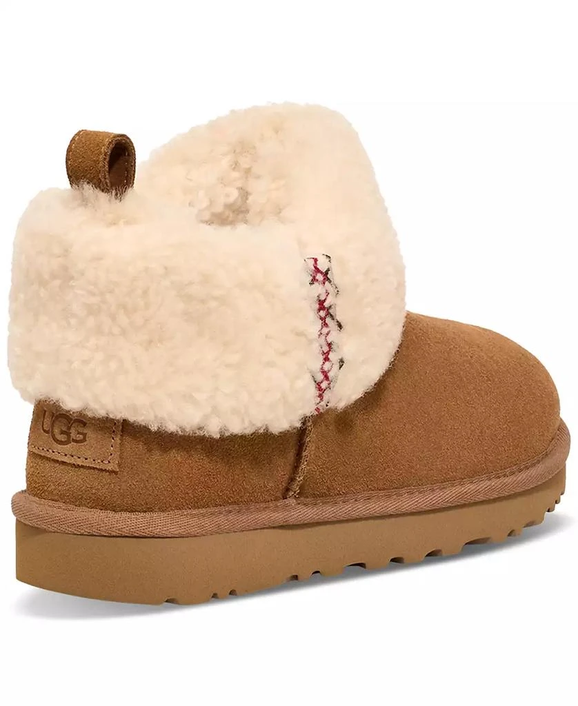 UGG Classic Ultra Mini Braid Slip-On Booties 3