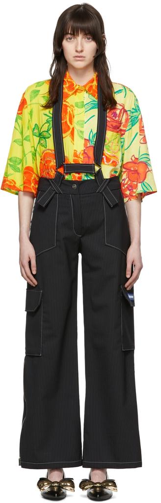 Rave Review Black Cotton Trousers