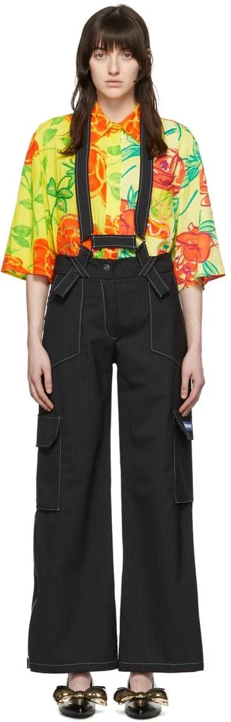 Rave Review Black Cotton Trousers 1