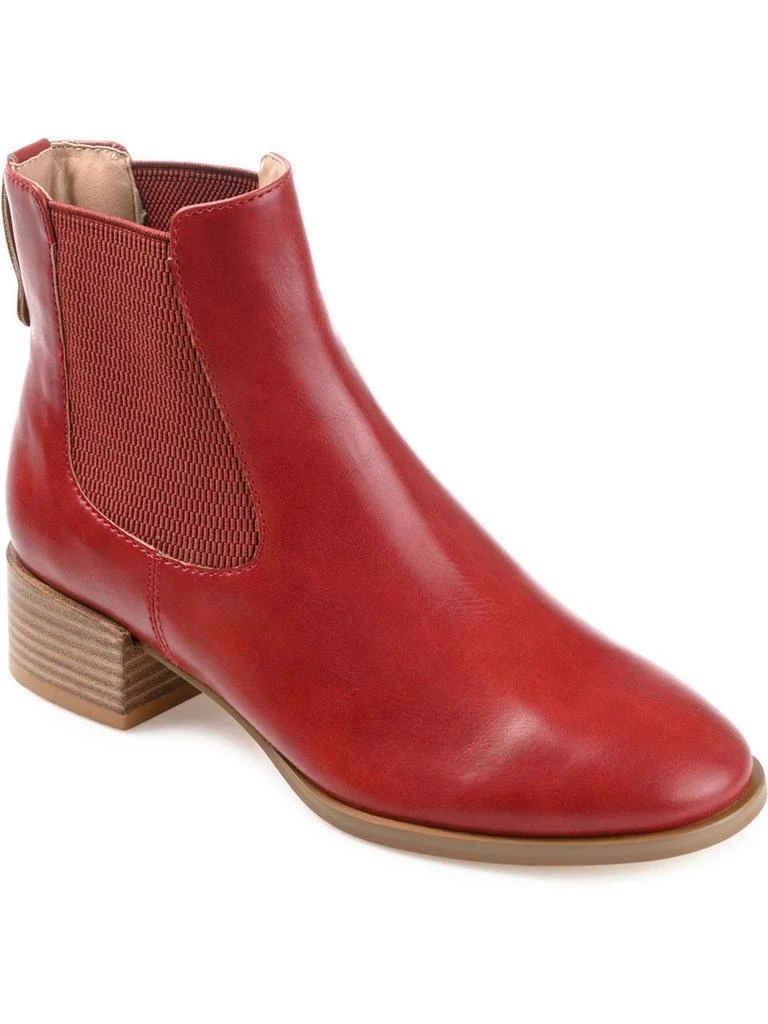 Journee Collection Chayse Womens Faux Leather Pull On Chelsea Boots 4