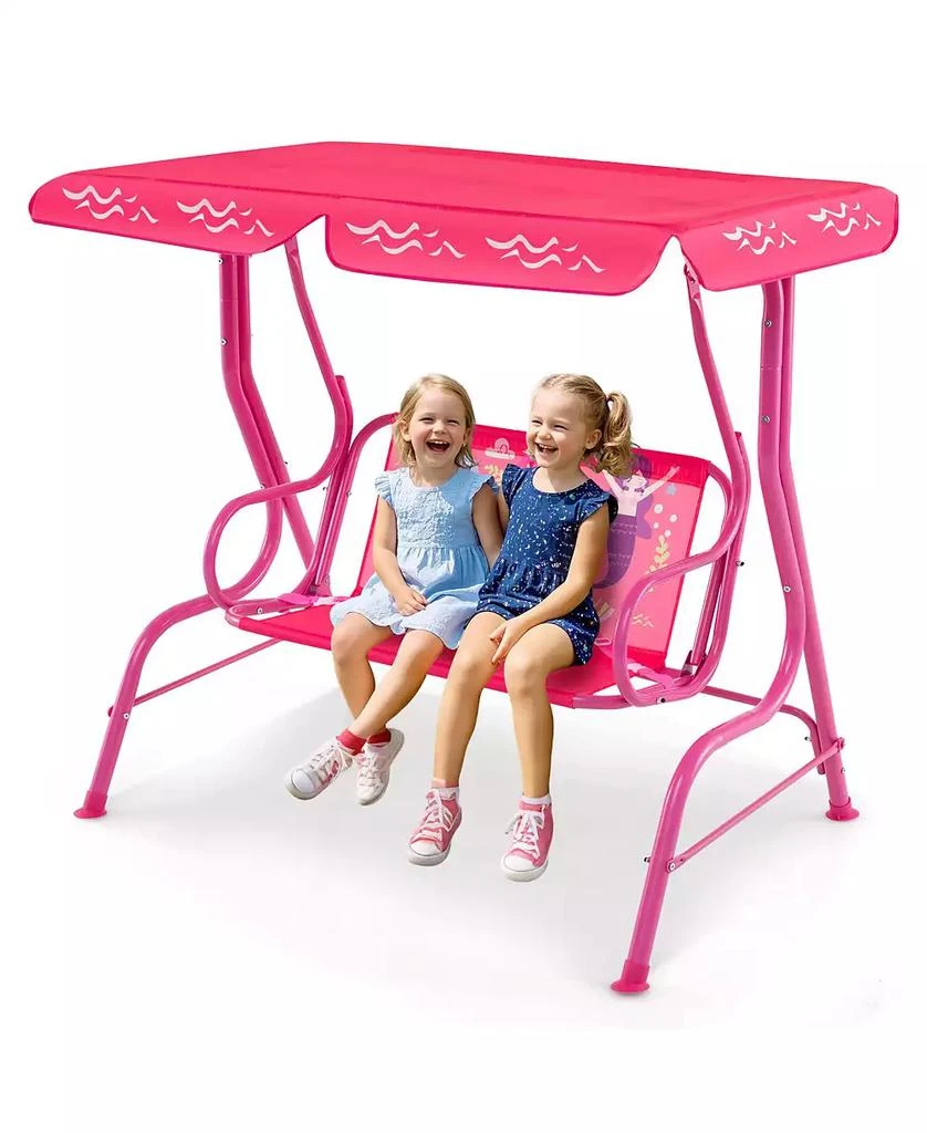 HONGGE 6 In 1 L Shaped Toddler Slide With Climber Basketball Hoop Telescope And Storage Area 9