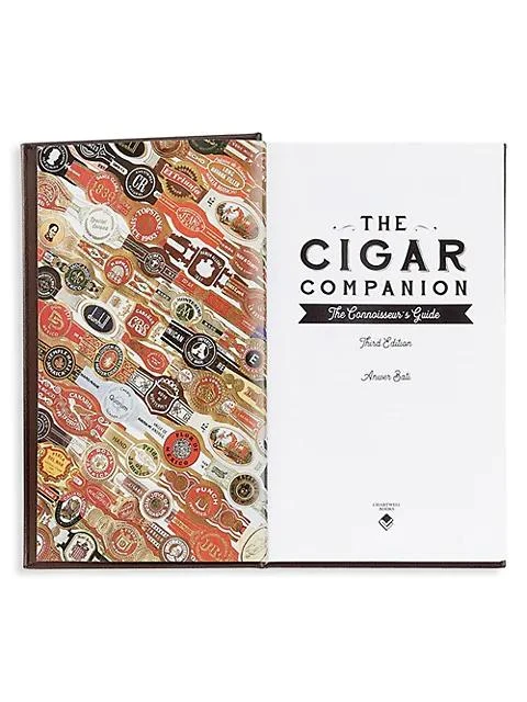 Graphic Image ''The Cigar Companion'' Leather-Bound Book 3