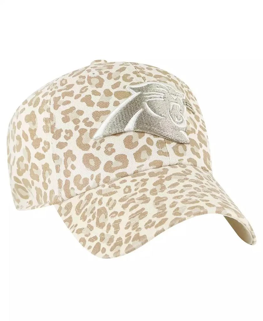 47 Brand Women's Natural Carolina Panthers Panthera Clean Up Adjustable Hat 2