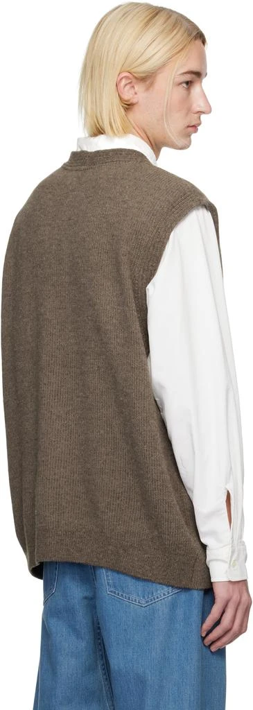 Nanamica Brown KODENSHI Wool Vest 3