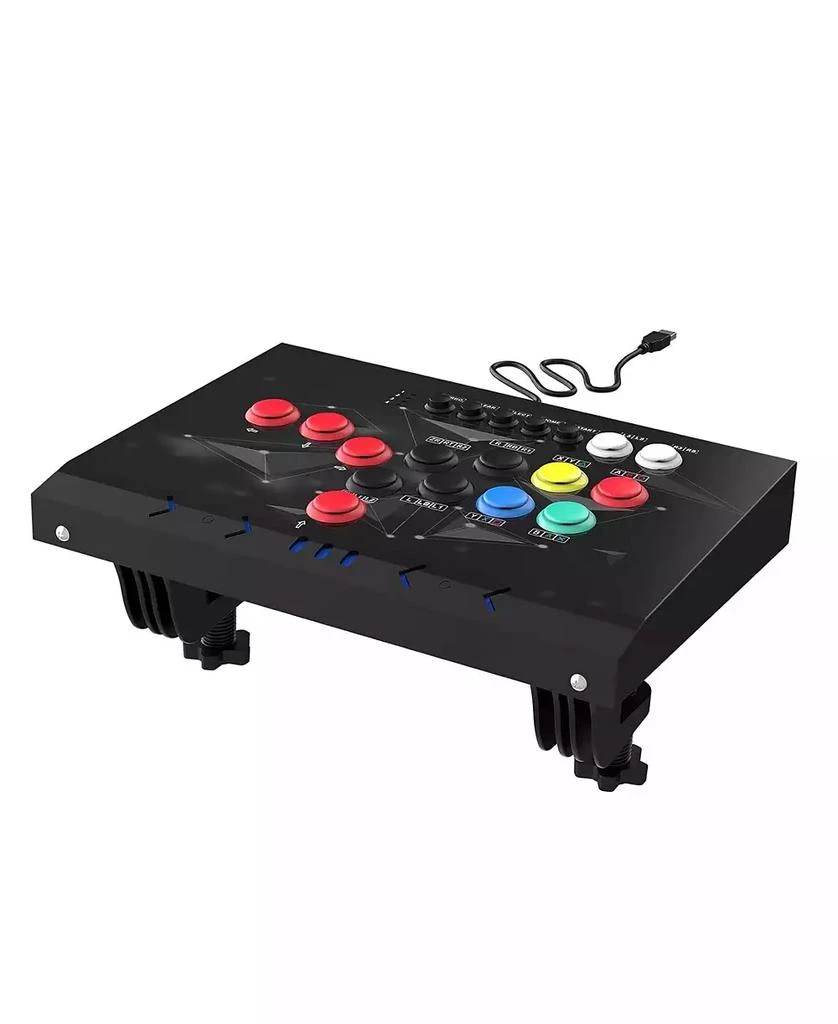 NBCP Arcade Fight Stick, Arcade Fighting Joystick, Street Fighter Controller with Turbo for PS3, Nintendo Switch, PC Windows (7/8/10/11), Android TV Box, Raspberry Pi, NEOGEO Mini