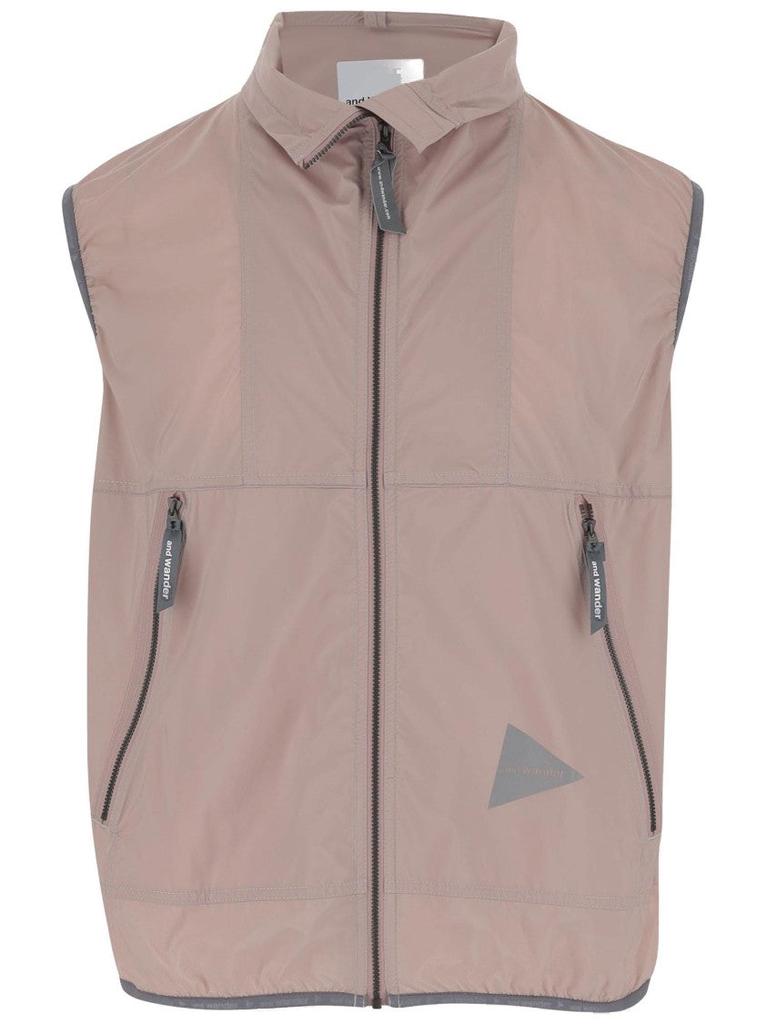 And Wander Winter Vest With Logo