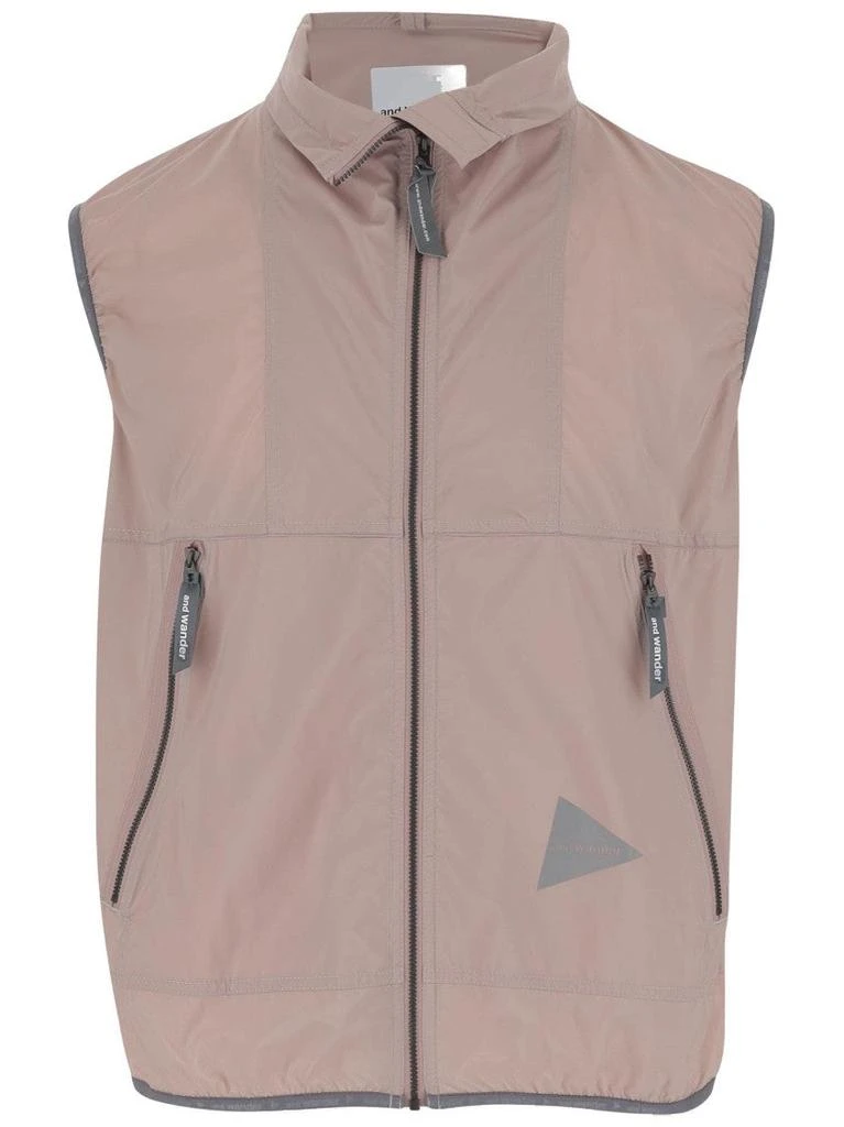And Wander Winter Vest With Logo 1