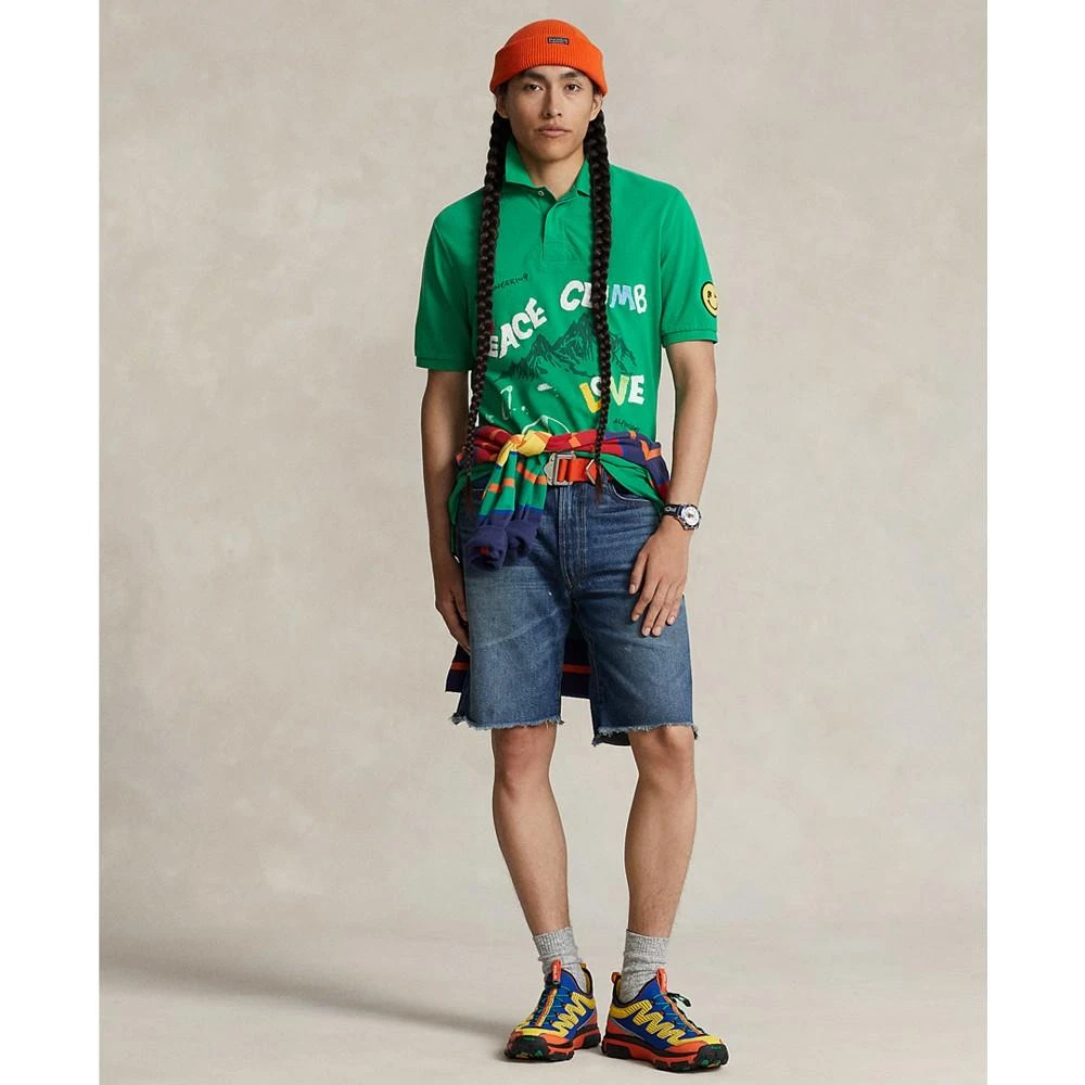 Ralph Lauren Men's Classic-Fit Peace Climb Love Polo Shirt 4