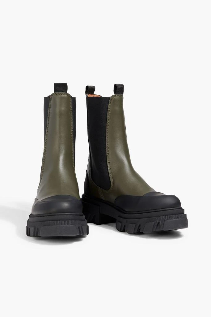 Ganni Leather Chelsea boots 2