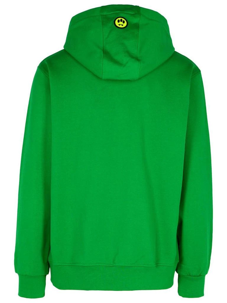 BARROW Barrow Green Cotton Sweatshirt 3