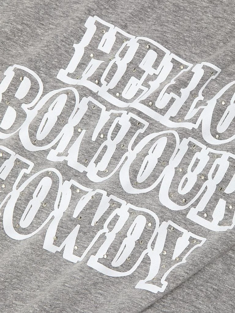 Cinq à Sept Studded Hello Bonjour Howdy Shrunken T-Shirt 7