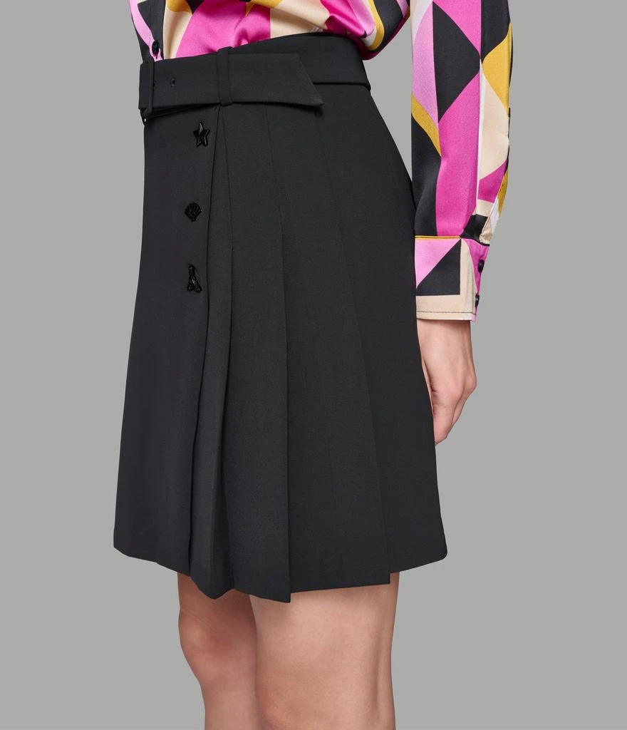 Karl Lagerfeld Paris BELTED MINI SKIRT WITH PLEATS 3