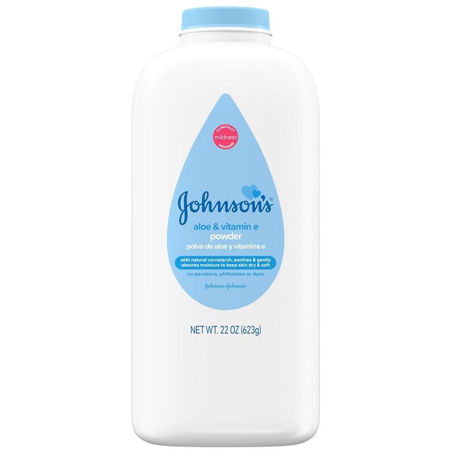 Johnson's Baby Powder With Aloe & Vitamin E With Aloe & Vitamin E