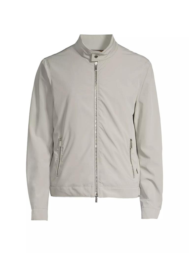 Moorer Banded Collar Bomber Jacket