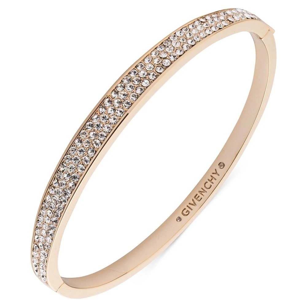 Givenchy Gold-Tone Pavé Crystal Bangle Bracelet 1