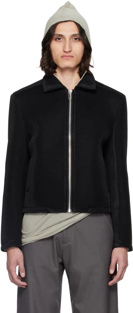 Omar Afridi Black Zip Jacket 1