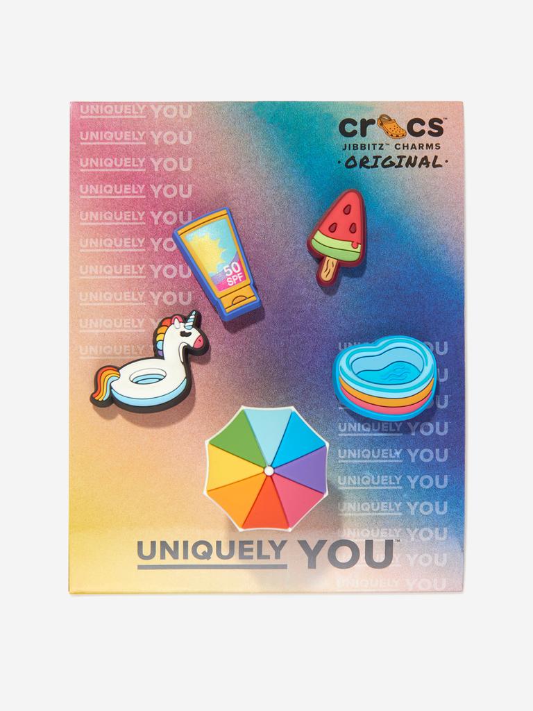 Crocs Girls Summer 4EVER Jibbitz™ Charm 5 Pack in Multicolour
