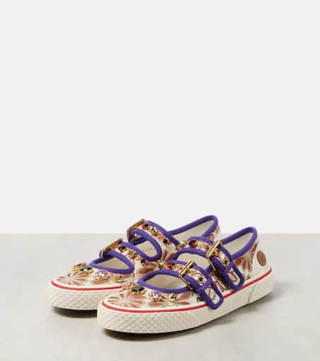 Valentino Dollyboard floral Mary Jane sneakers 4