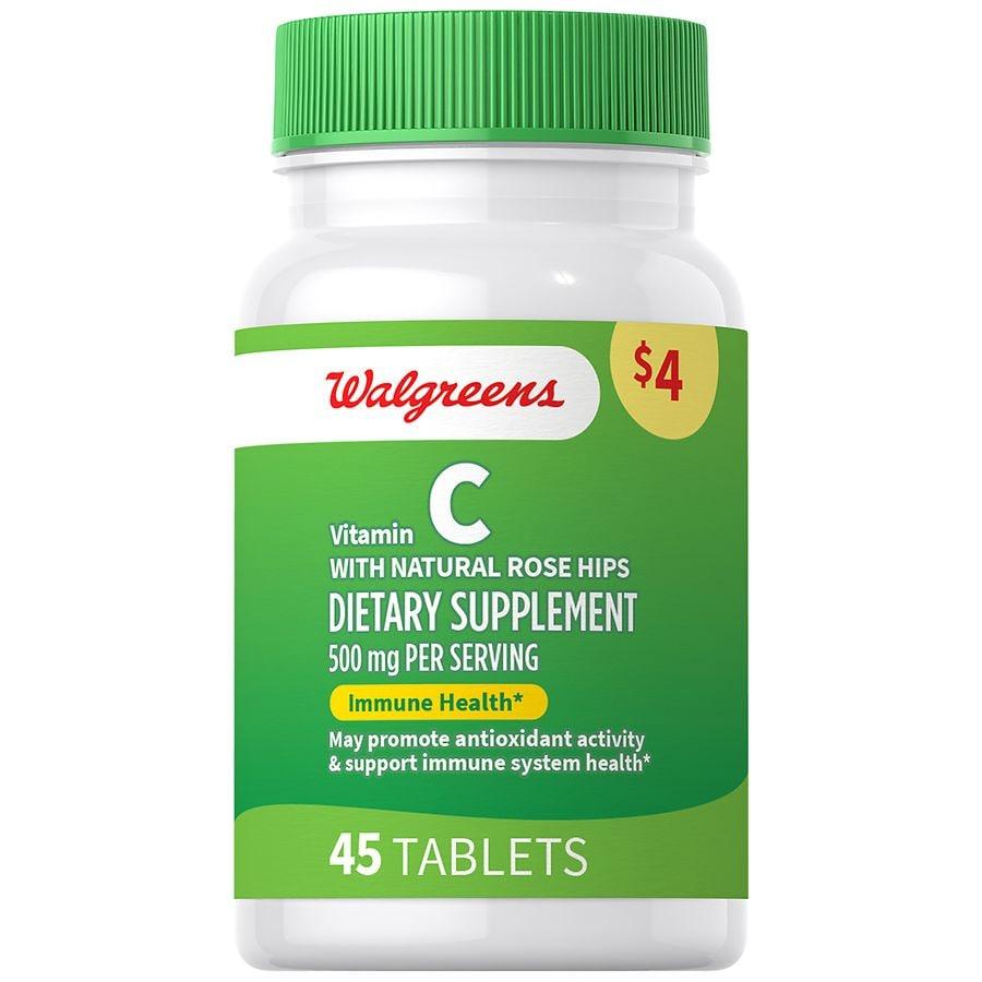Walgreens Vitamin C Tablets (45 days)