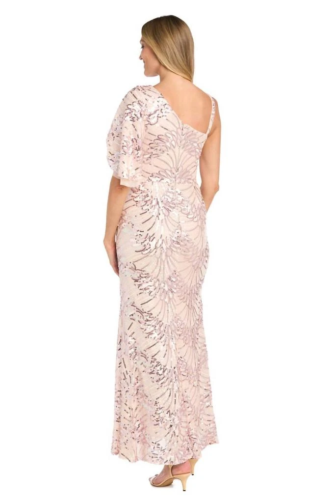 R&M Richards R&M Richards - One-shoulder Sequin Starburst Gown 2