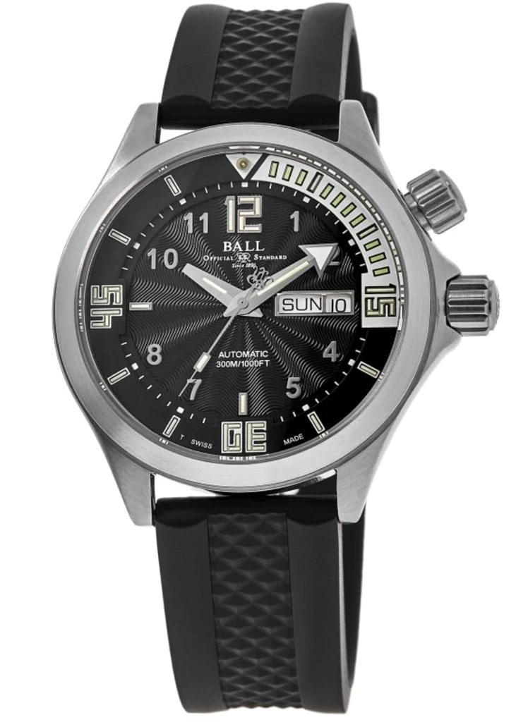BALL Watch Engineer Master II Diver Automatic Black Dial Rubber Strap Men's Watch DM2020A-PA-BKWH 1
