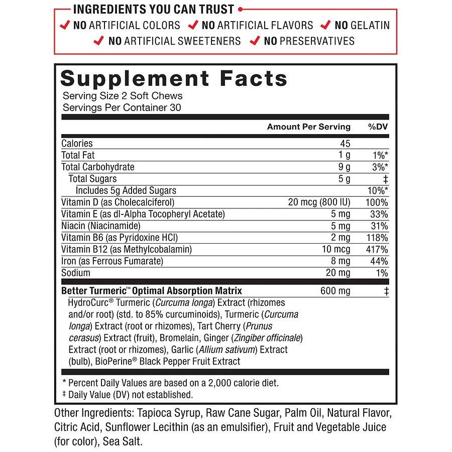 Force Factor Better Turmeric Soft Chews Fruit Splash 4