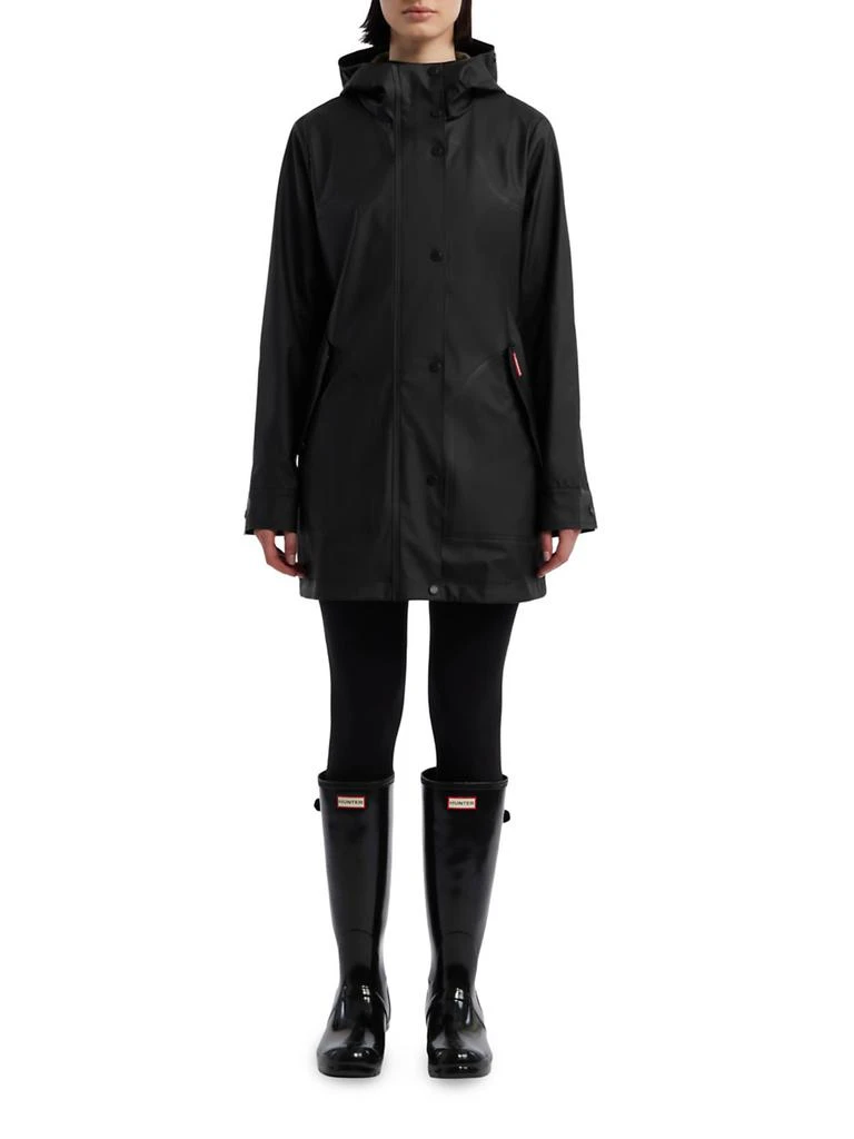 Hunter Acacia Rubberized Hooded Rain Jacket 2