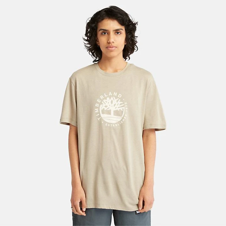 Timberland Refibra™ Logo Graphic Tee for Men in Light Green 5