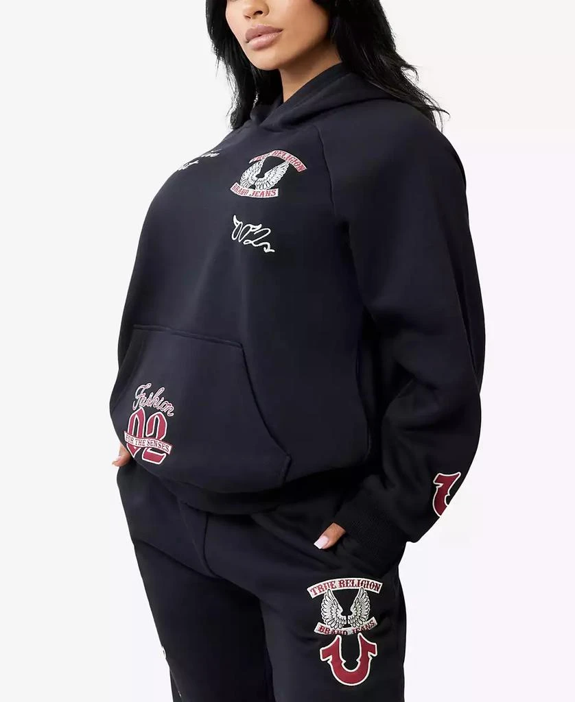 True Religion Women's Branded Boyfriend Hoodie 5