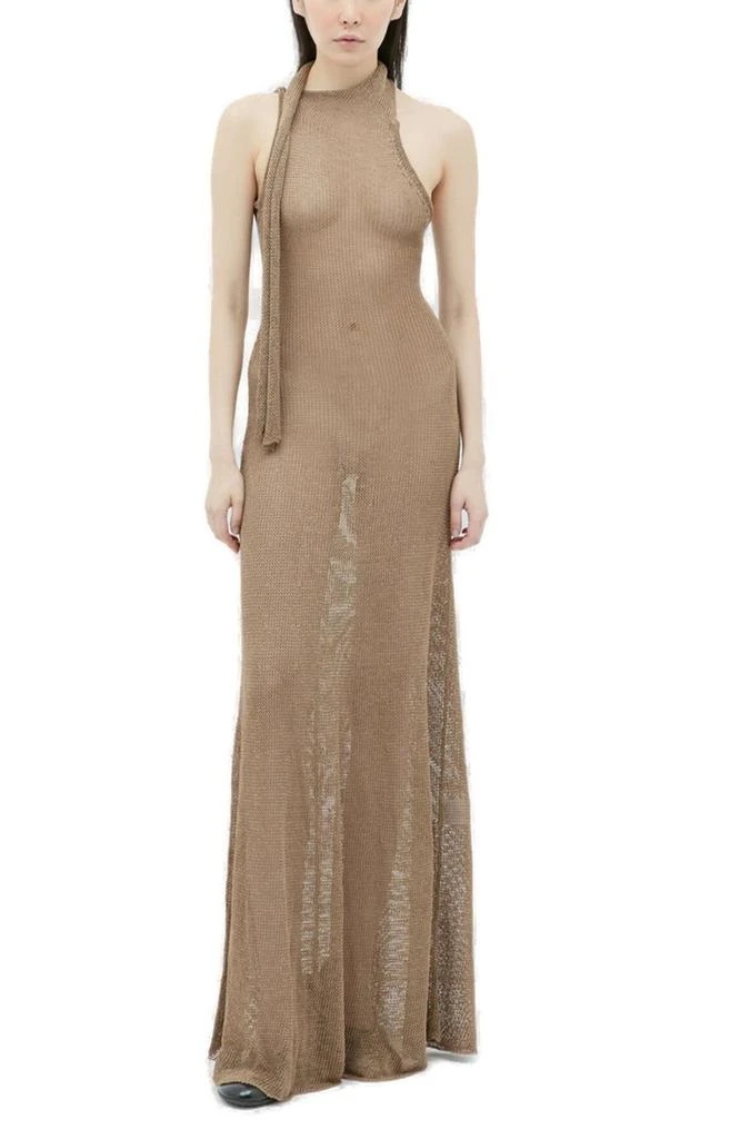 Aya Muse Aya Muse Tera Halterneck Scarf Knitted Maxi Dress 1