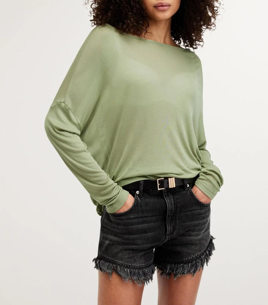 ALL SAINTS Long-Sleeve Rita T-Shirt 3
