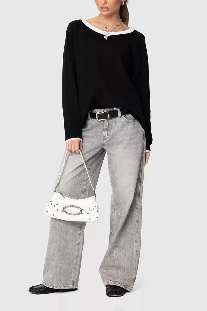 Edikted Edikted Magda Low Rise Acid Wash Jeans 2