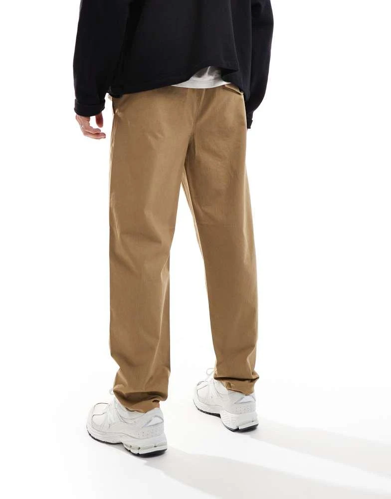Ben Sherman Ben Sherman ripstop suit trouser in beige 3