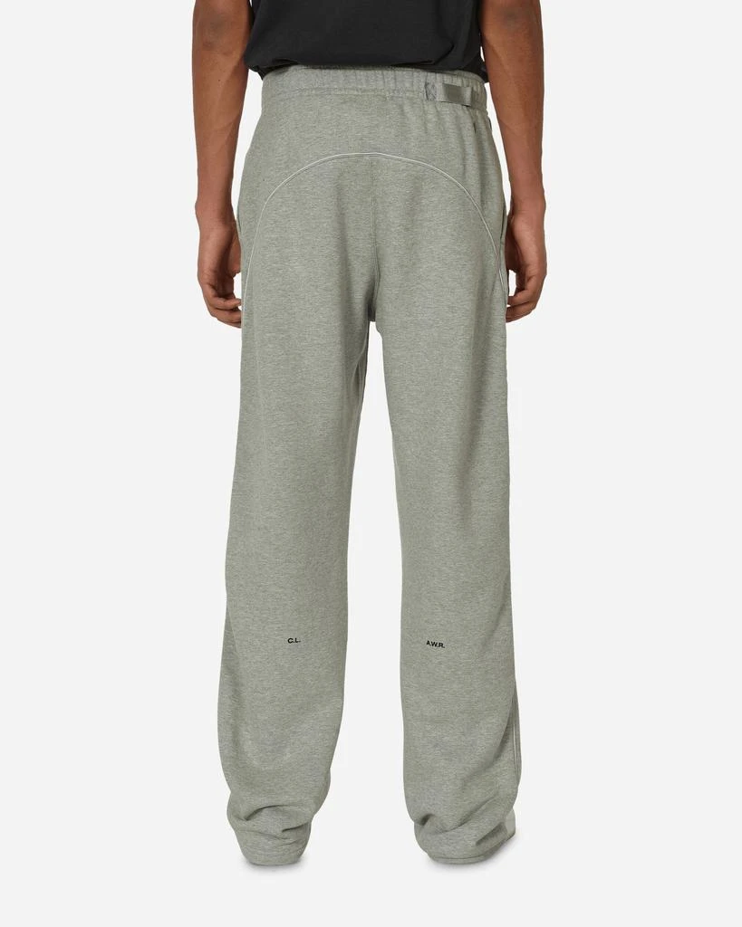NIKE NOCTA Open Hem Fleece Pants Dark Grey Heather 3