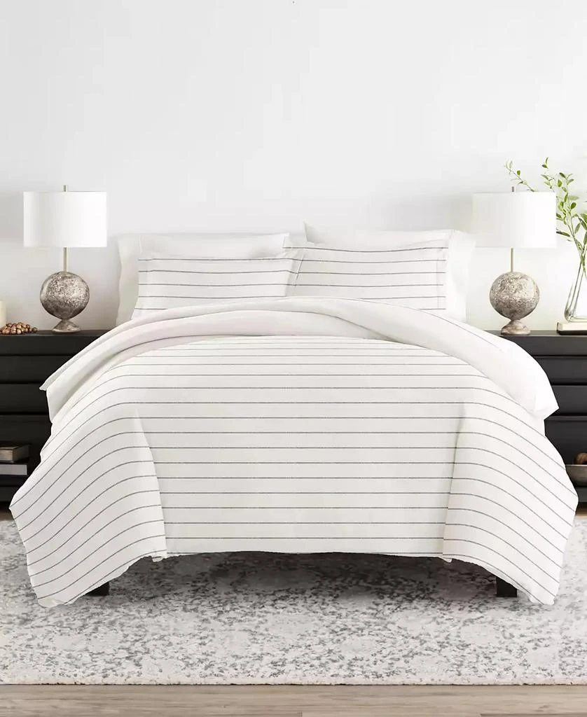 IENJOY HOME Timeless Pattern Reversible 2-Pc. Duvet Cover Set 1