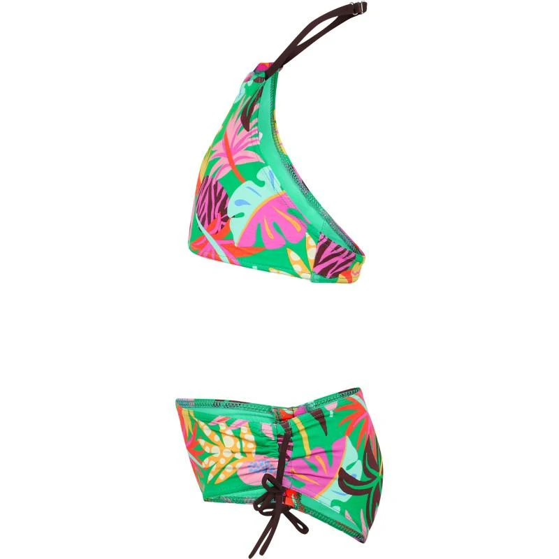 BANANA MOON Colorful tropical print bikini in green 2