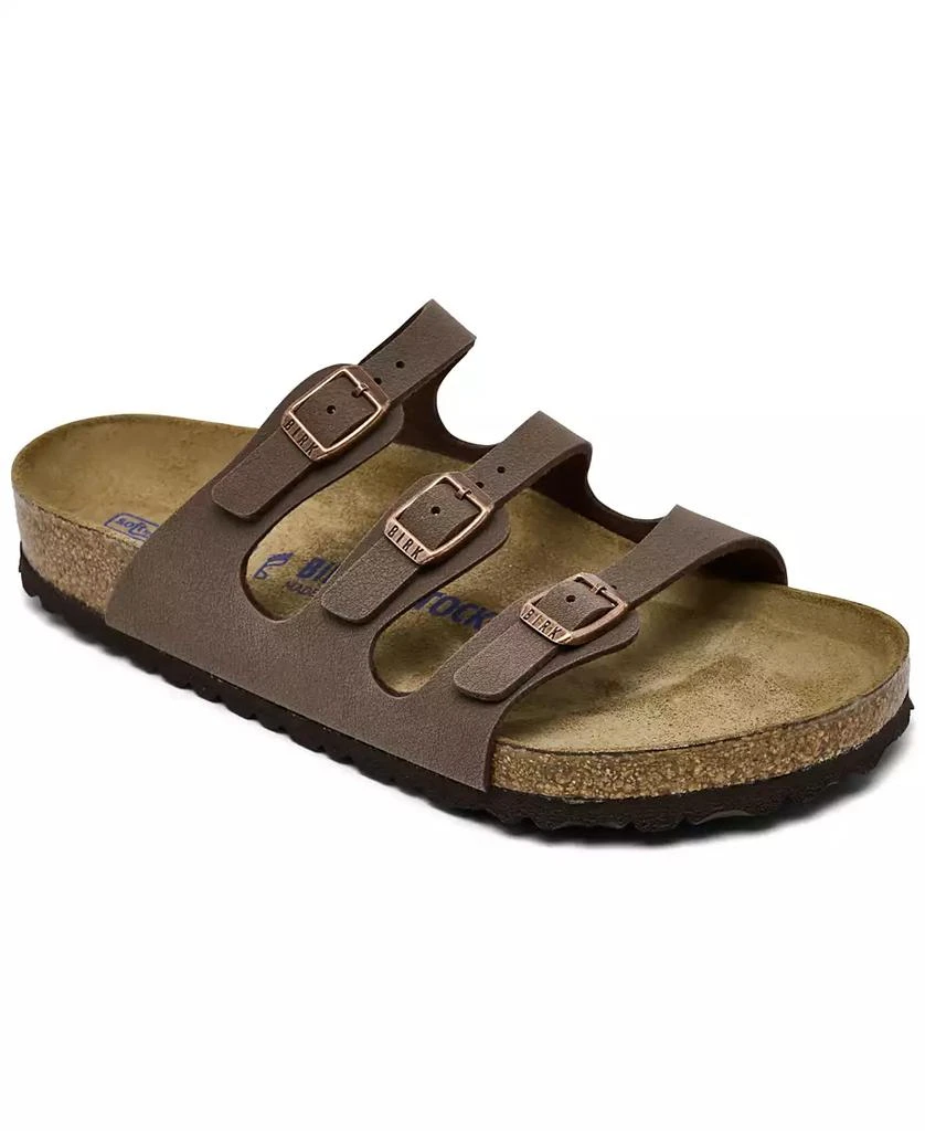 Birkenstock Women's Florida Birko-Flor Nubuck Soft Footbed Sandals from Finish Line 1