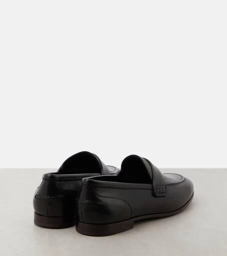 Brunello Cucinelli Monili leather loafers 3